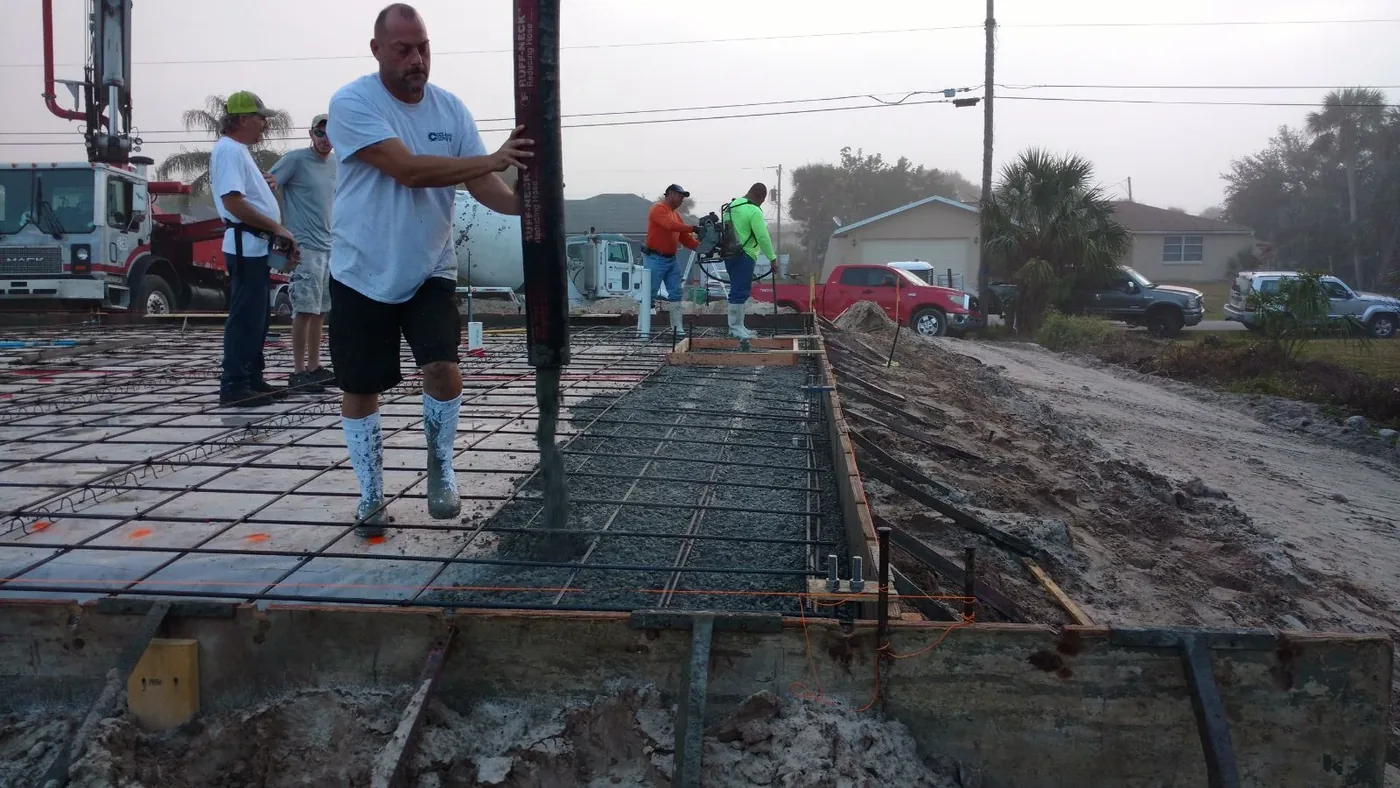 Bernard Concrete crew and slab work
